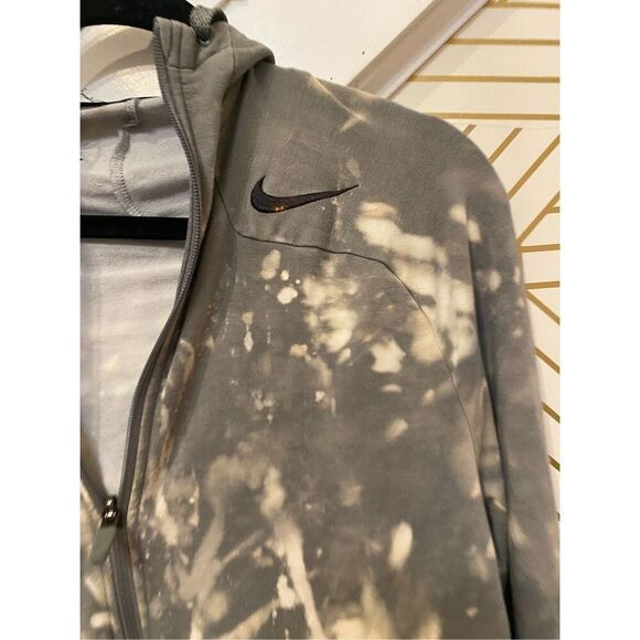 Nike Dri-Fit Bleach Tye Dye Hoodie Size M - Picture 3 of 5